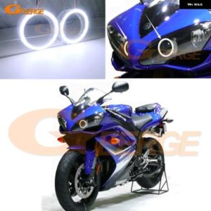 ヤマハ R1 YZF-R1 2004 - 08 デイライト 超高輝度 COB LED エンジェルアイ ハローリング