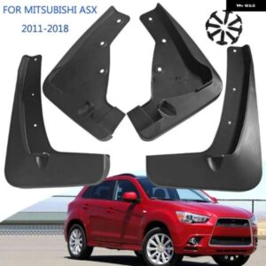 車用 マッドガード フロントリア フェンダー 三菱 ASX 2011-2018 マッド フラップ スプラッシュガード マッド フラップ マッドガード 自動車アクセサリー