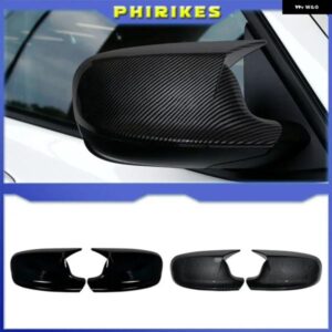 光沢ブラックリアビューミラー カバー キャップ BMW X1 E84 X3 F25 PRE-LCI 2010 - 13