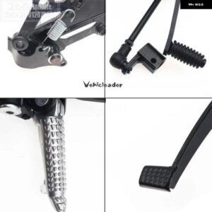オートバイ バイク フロント フットペグ オートバイ バイク 左 フットレスト ギア シフト レバー ペダル カワサキ NINJA 300/250/R Z250 Z300 EX250 EX300 - 1pc　L　Shifters2