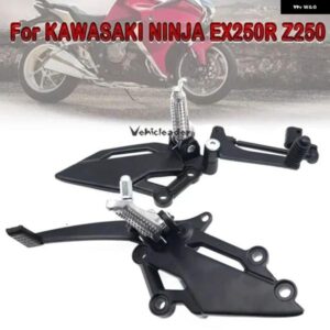オートバイ バイク フロント フットペグ オートバイ バイク 左 フットレスト ギア シフト レバー ペダル カワサキ NINJA 300/250/R Z250 Z300 EX250 EX300