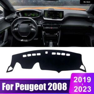 プジョー 2008 E2008 2019 - 23 車 ダッシュボード サンシェード カバー マット計器デスク滑り止め パッド アクセサリー