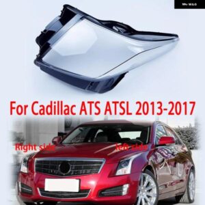 キャデラック ATS ATSL 2013 - 17 車用 フロント ヘッドランプ カバー シェル 防水 クリア ヘッドライト レンズ