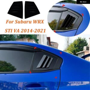リアウィンドウシャッター トリム テールウィンドウルーバー サイドベント トリム トライアングルシャッター パネル スバル WRX STI VA 2014 - 2021