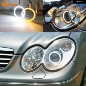 メルセデスベンツ C クラス W203 C230 C320 C350 C55 C32 キセノン ヘッドライト 超高輝度 LED エンジェルアイキット ハローリング カーアクセサリー