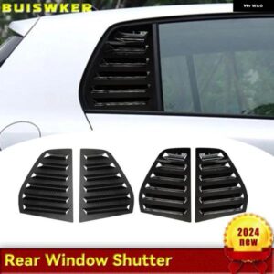 リアサイドウィンドウシャッターカバー トリム ウィンドウルーバーサイド エアベント トリム VW ゴルフ 5 MK5 2003-2010ペア