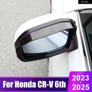 ホンダ CRV 2023 2024 2025 CR-V 第6世代 ハイブリッド車用 バックミラー アイブロウ レインプルーフ レイン プロテクター トリム カバー アクセサリー
