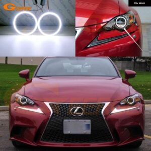 レクサス IS III 250 350 200T 300H IS350 IS250 2013 - 16 超高輝度 COB LED エンジェルアイキット ハローリング - 2　Rings　For　HD　1