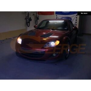 マツダ MX-5 MX 5 ミアータ ロードスター デイライト 超高輝度 COB LED エンジェルアイキット ハローリング - For　2006-2008