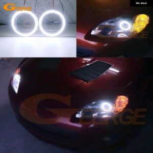 マツダ MX-5 MX 5 ミアータ ロードスター デイライト 超高輝度 COB LED エンジェルアイキット ハローリング