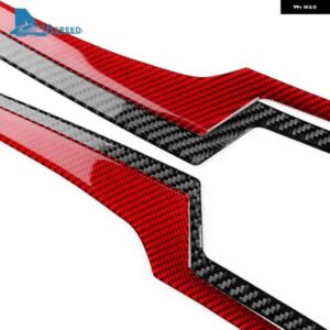 リアルソフトカーボン ステッカー LHD RHD 車用 セントラ ル コントロール CD ACノブ パネル トリム トヨタ ヤリス 2006 - 11 - For　LHD　Outer　Black