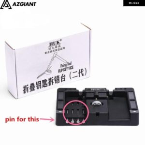 10個 1.4/1.6/1.8MM シンブル 折りたたみ 式リモートキー固定ピンリムーバーステーション - 1.4mm　10　pcs
