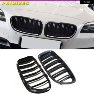 車用フロントキドニー グリル グリル BMW 5シリーズ F10 F11 F18 520D 530D 540I 2010 - 17 レーシング グリル