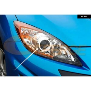 マツダ 3 BL 2009 - 13 超高輝度 COB LED エンジェルアイキット ハローリングライト - For　Xenon　Headlight