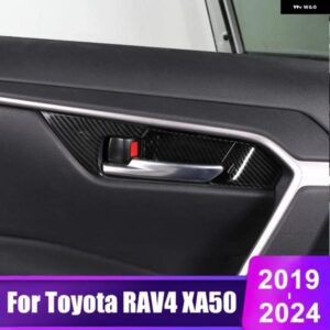 トヨタ RAV4 XA50 2019 - 24 RAV 4 ハイブリッドカーインナー ドアハンドル ボウル フレーム カバー アクセサリー