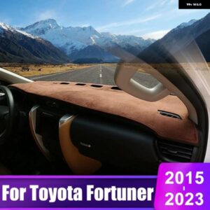 トヨタ フォーチュナー 2015 - 23 車用 ダッシュボード サンシェード カバー 計器用デスク パッド アクセサリー