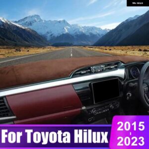 トヨタ ハイラックス SR5 4X4 REVO 2015 - 23 車用 ダッシュボード サンシェード カバー 滑り止め パッド アクセサリー