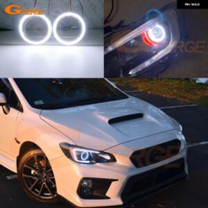 スバル インプレッサ WRX STI 2015 2016 2017 エクセレントデイライト 超高輝度 COB LED エンジェルアイキット ハローリング