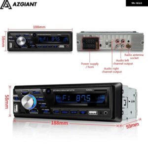 12V 24V ISO BLUETOOTHカー ステレオ FM ラジオ MP3 オーディオ プレーヤーSDカーエレクトロニクスサブウーファー1 DINオート ラジオ トラック バス - 24V2