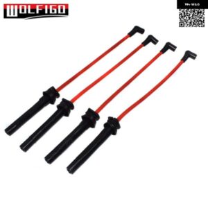10MM ミニ クーパー R50 R53 R52 02-08 イグニッション スパークプラグ ワイヤーセット 12127513032 12127513033 12127513034 12127513035