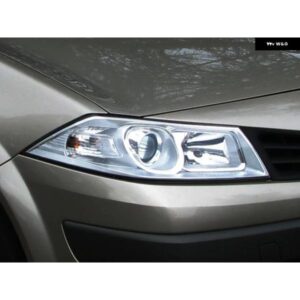 ルノー メガーヌ 2 II 2006 - 09 フェイスリフト デイライト 超高輝度 COB LED エンジェルアイキット ハローリング - For　This　Headlight