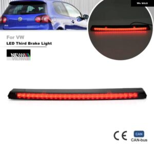 スモークリアLEDサード ブレーキライト サードハザードテールストップランプ VW ゴルフ MK5 V GTI / R32 パサート B6 R36ヴァリアントポロMK4 IV GTI