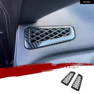 ホンダ アコード ハイブリッド カーボン ABS フロント ダッシュボード サイド エアコン ACベント アウトレット カバー プロテクター オート スタイリング 20 - Carbon　fiber　color