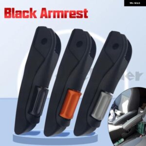 汎用 車RVモーターホームボートシート アームレスト 左右サイドハンドレストハンド ホルダー GRAMMER MSG85 MSG95 - Gray-Left