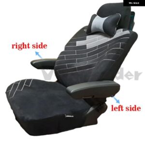 汎用 車RVモーターホームボートシート アームレスト 左右サイドハンドレストハンド ホルダー GRAMMER MSG85 MSG95 - Black-Left