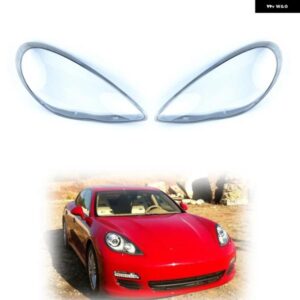 グレーエッジ ポルシェ パラメーラ パナメーラ 970 2010 - 13 車用 ヘッドライト ヘッドランプ カバー レンズ シェル