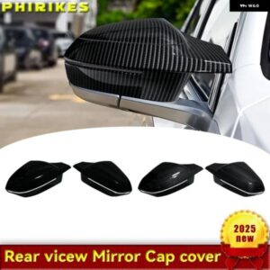 サイドウィング バックミラー カバー キャップ BMW 7 I7 I5 5シリーズ G60 G61 G68 G70 G90 2023-2024 M3 カーボン/ブラックタイプ