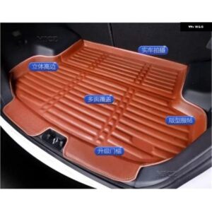 日産 X-TRAIL T32 カー スタイリング カーリア トランク ライナー トランク カーゴマット トレイ フロアカーペット マッド パッド プロテクター 2014 - 2020 - Black