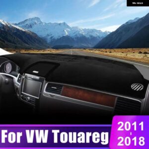フォルクスワーゲン VW トゥアレグ 7P 2011 - 18 車用 ダッシュボード サンシェード カバー 滑り止め パッド アクセサリー