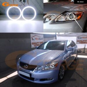 レクサス GS300 GS350 GS430 GS450 GS460 450H 2006-2011 超高輝度 COB LED エンジェルアイキット ハローリング カーアクセサリー