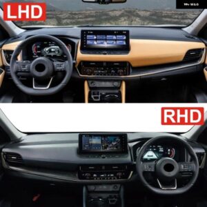 日産 エクストレイル T33 2021 - 24 車用 ダッシュボード カバー 計器デスク サンシェード マット 滑り止め パッド アクセサリー - No　HUD　Black　LHD