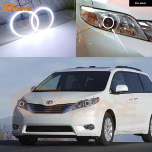 トヨタ シエナ L3 2010 - 14 超高輝度 COB LED エンジェルアイキット ハローリング