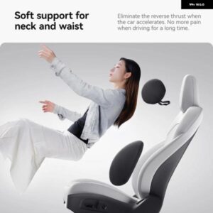 モデル3/Y/X/S オールバイオコットンネックピロー 腰椎 クッション 腰椎 クッション 車用 アクセサリー - Lumbar　Pillow