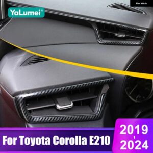 トヨタ カローラ E210 2019 - 24 ハイブリッドカー センター コンソール エアコン 吹き出し口カバー アクセサリー