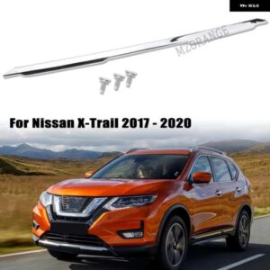 フロント バンパー トリム クロームメッキ 装飾 モールディング 日産 ローグ エクストレイル X-TRAIL 2017 - 20 カーアクセサリー