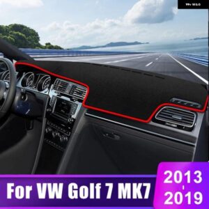 フォルクスワーゲン VW ゴルフ 7 MK7 2013 - 19 車用 ダッシュボード カバー ダッシュマット サンシェード 滑り止め パッド アクセサリー