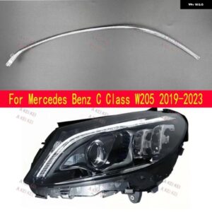 メルセデスベンツ C クラス W205 2019-2023 車用 DRL ヘッドライト ライトガイドストリップ デイタイム ランニングライト チューブ エンジェルアイ