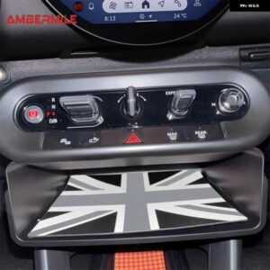 中央 制御 収納 ボックス 装飾 MINI ELECTRIC COOPER E/SE J01 EV J05 2024 2025 電話ケースキット インテリア アクセサリー - Grey　Union