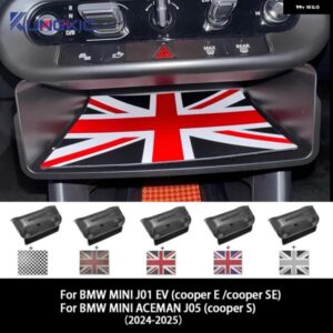 中央 制御 収納 ボックス 装飾 MINI ELECTRIC COOPER E/SE J01 EV J05 2024 2025 電話ケースキット インテリア アクセサリー
