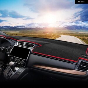 ホンダ CR-V CRV 2017 - 22 車用 ダッシュボード カバー 計器デスク サンシェード マット 滑り止め パッド アクセサリー - A　Red　Side　LHD