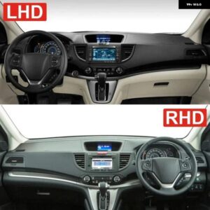 ホンダ CR-V CRV MK4 2012 - 16 車用 ダッシュボード カバー 計器デスク用サンシェード 滑り止め パッド アクセサリー - A　LHD　Black　Side