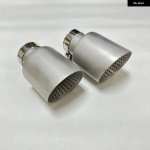 1個 車アクセサリー 排気ノズル マット 304 ステンレス 車マフラー システム AK 車マフラー トリム