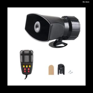 12V 7音 120DB ワイヤレス電子サイレン 大音量 車用ハザードアラーム 火災用サイレン ホーン 車用