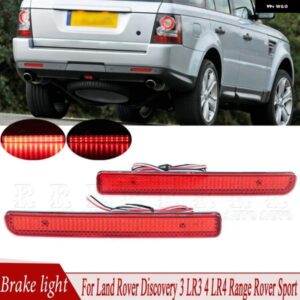 1ペア LED ブレーキライト 車用リア バンパー ストップランプ ランドローバー レンジローバー スポーツ L320 フェイスリフト 2010-2013 ディスカバリー 3 LR