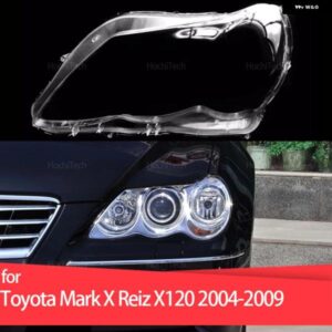 トヨタ マークX レイツ X120 2004-2009 車用 ヘッドライト カバー ランプシェード 防水 ブライトシェルカバー ランプ クリアレンズ カバー