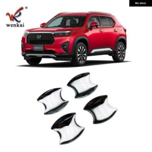 ドアハンドル ボウルカバー キャップ ステッカー 2024 ホンダ WRV DG5 クロムアクセサリー - CARBON